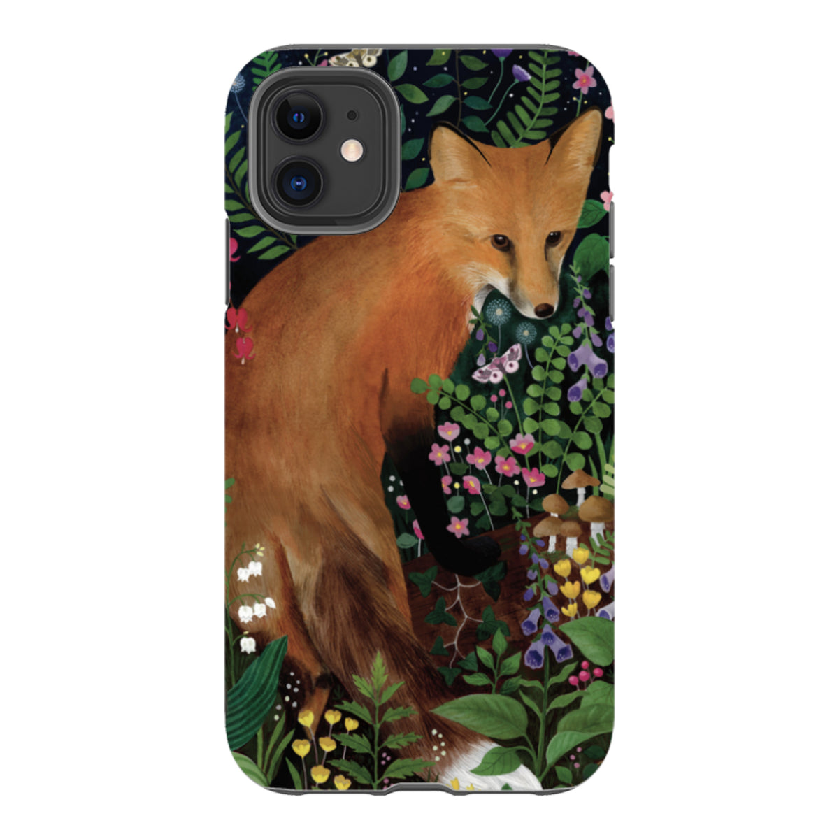 iPhone Tough Case - Fox At Night By Bex Parkin