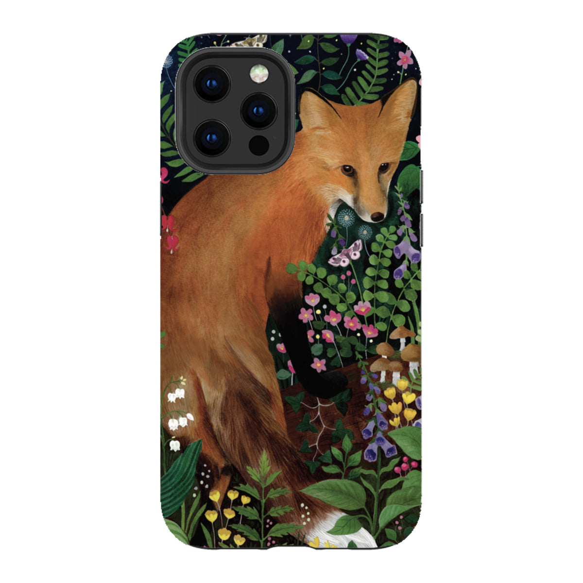 iPhone Tough Case - Fox At Night By Bex Parkin