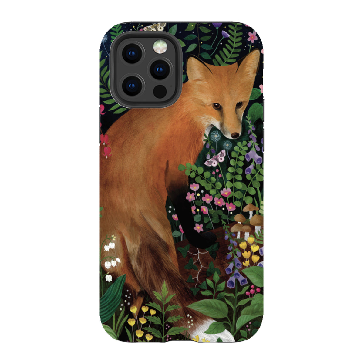 iPhone Tough Case - Fox At Night By Bex Parkin