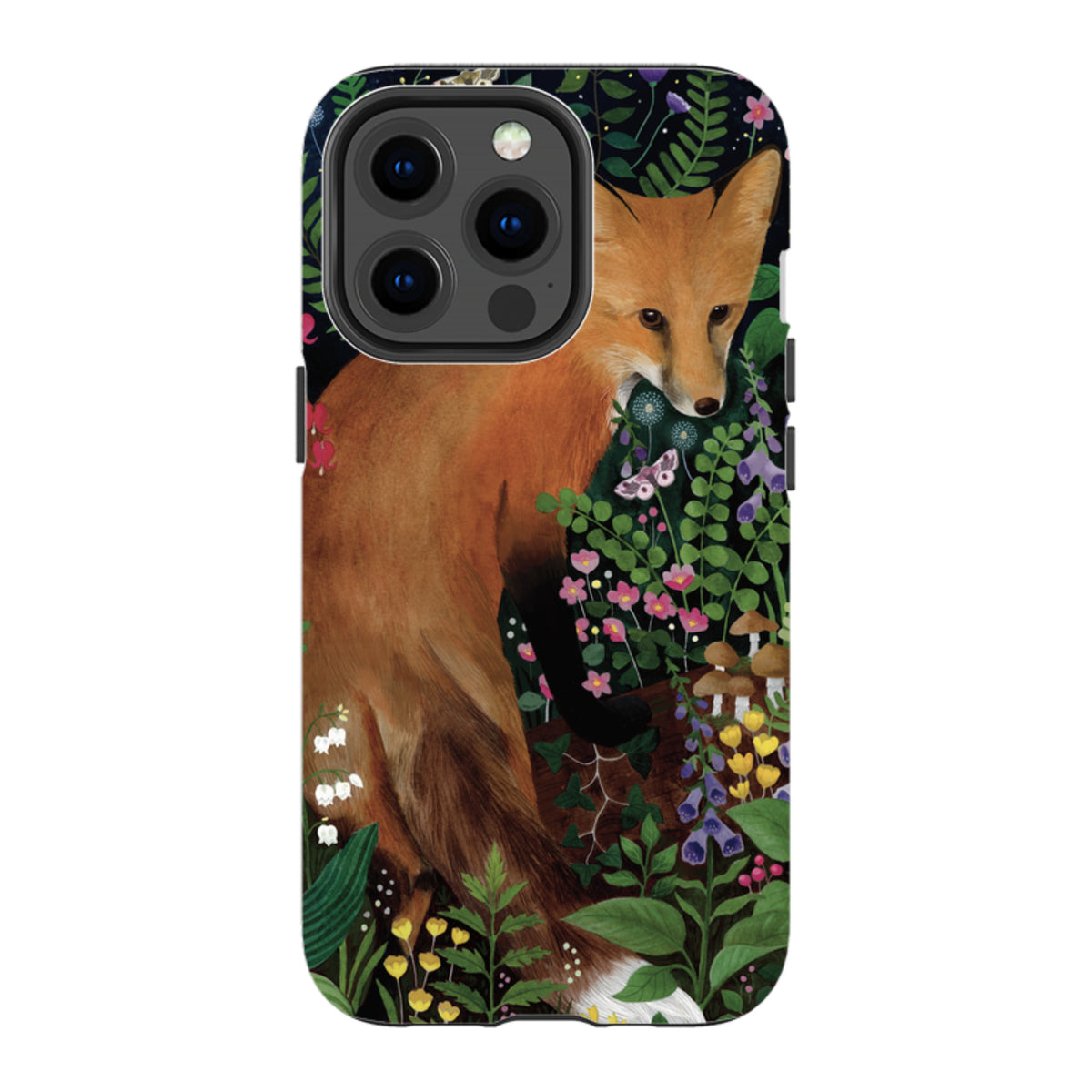 iPhone Tough Case - Fox At Night By Bex Parkin