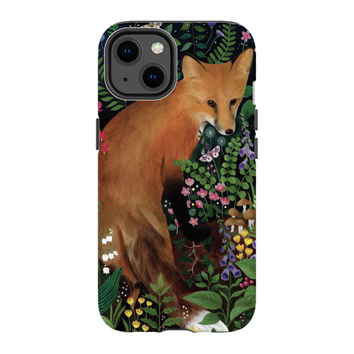 iPhone Tough Case - Fox At Night By Bex Parkin