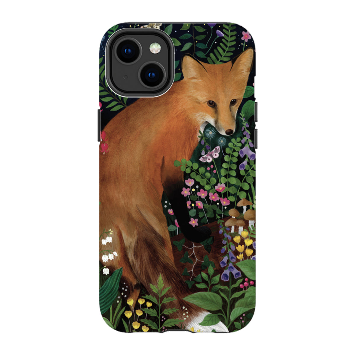 iPhone Tough Case - Fox At Night By Bex Parkin