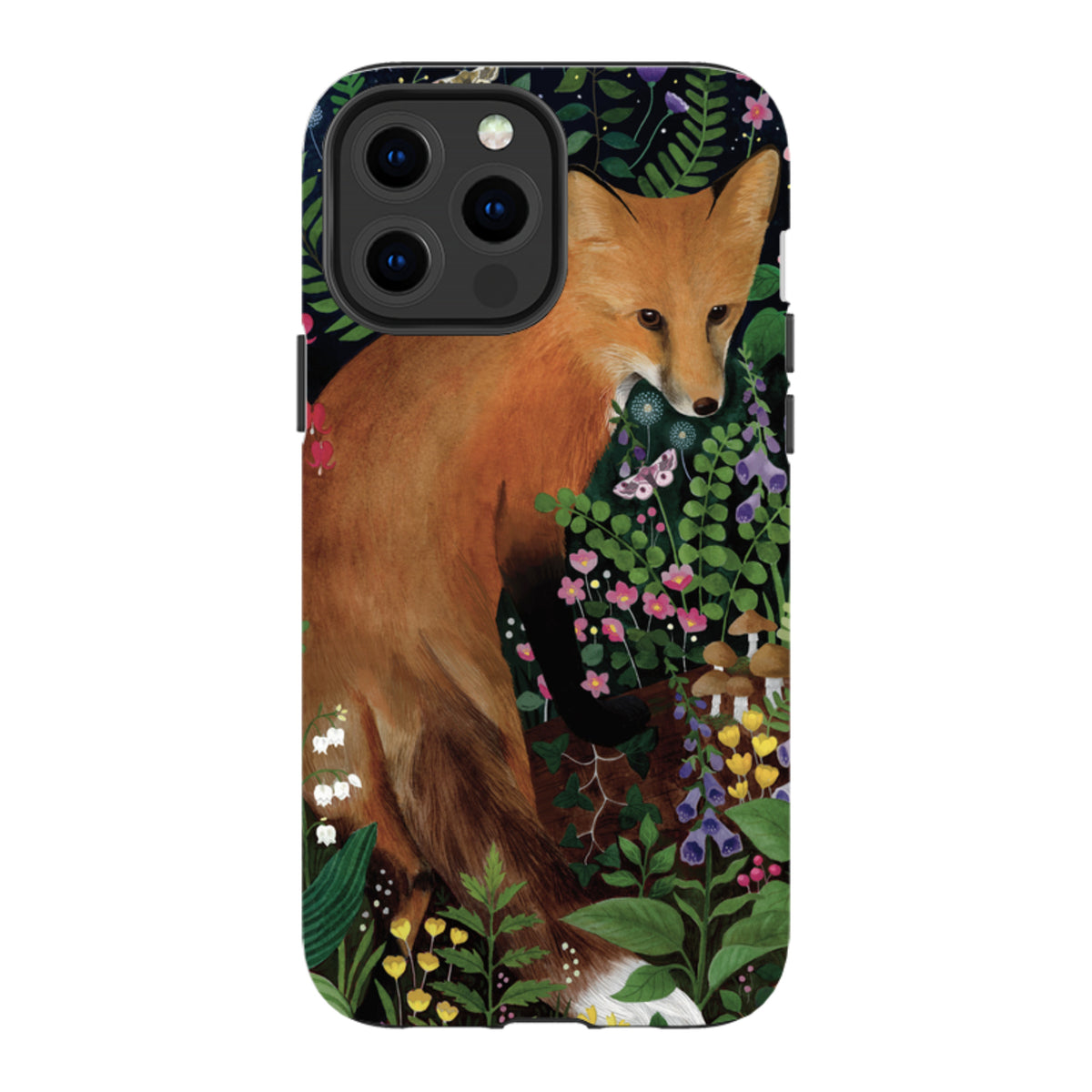iPhone Tough Case - Fox At Night By Bex Parkin