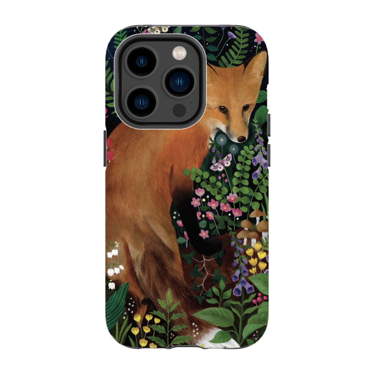 iPhone Tough Case - Fox At Night By Bex Parkin