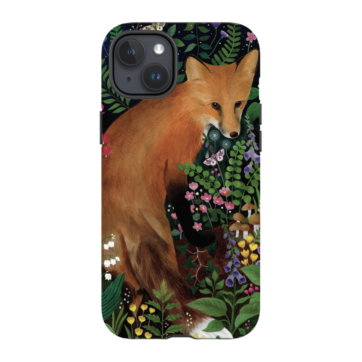 iPhone Tough Case - Fox At Night By Bex Parkin