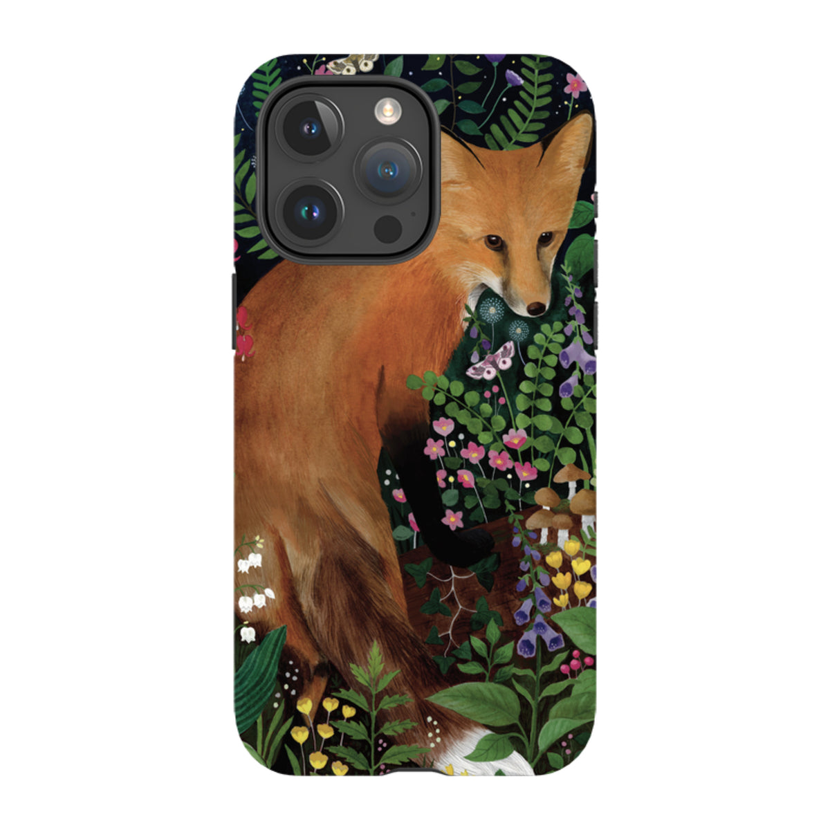 iPhone Tough Case - Fox At Night By Bex Parkin