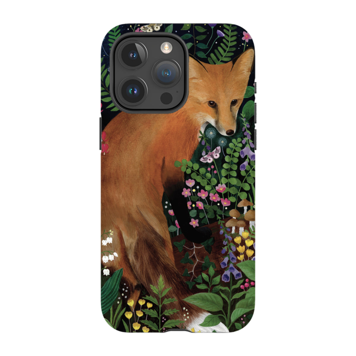 iPhone Tough Case - Fox At Night By Bex Parkin
