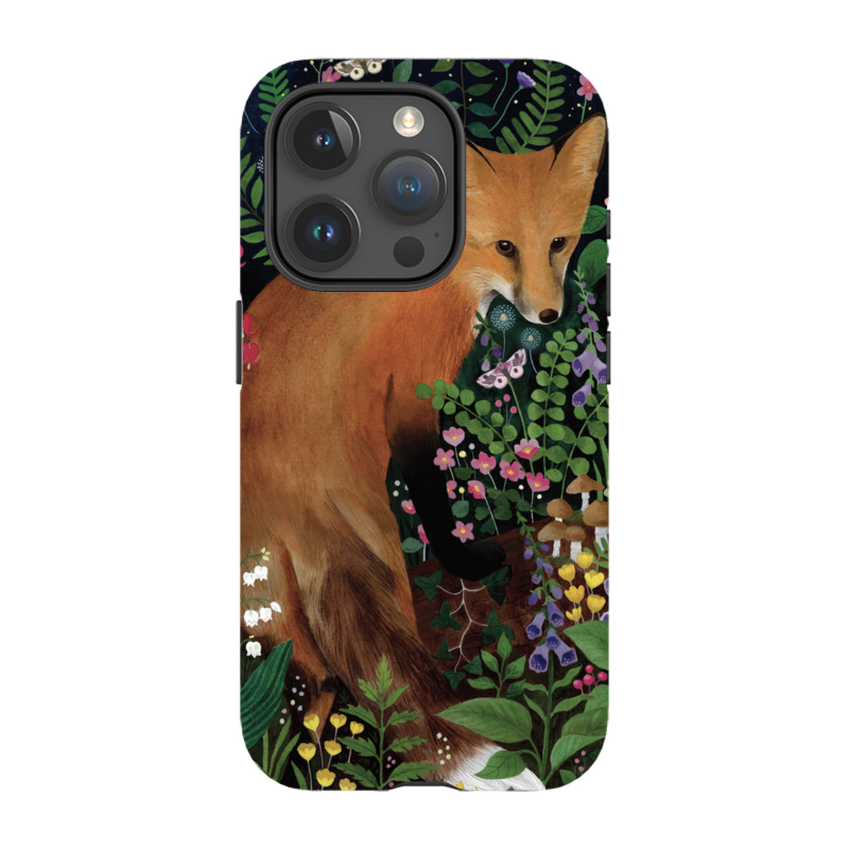 iPhone Tough Case - Fox At Night By Bex Parkin