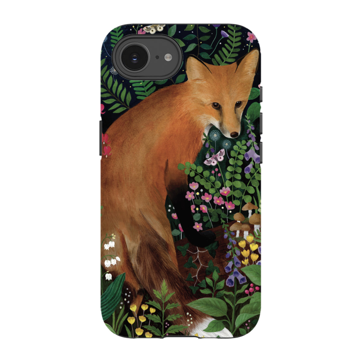iPhone Tough Case - Fox At Night By Bex Parkin