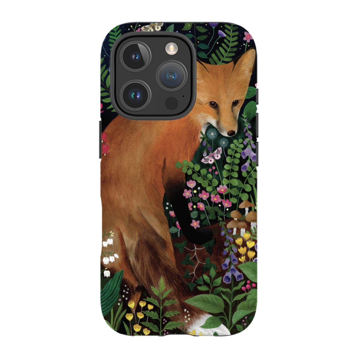 iPhone Tough Case - Fox At Night By Bex Parkin