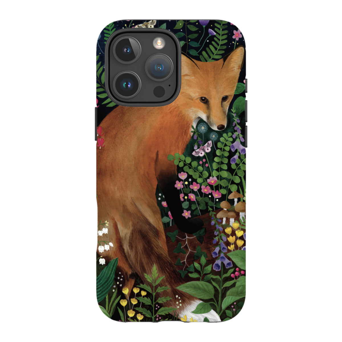 iPhone Tough Case - Fox At Night By Bex Parkin