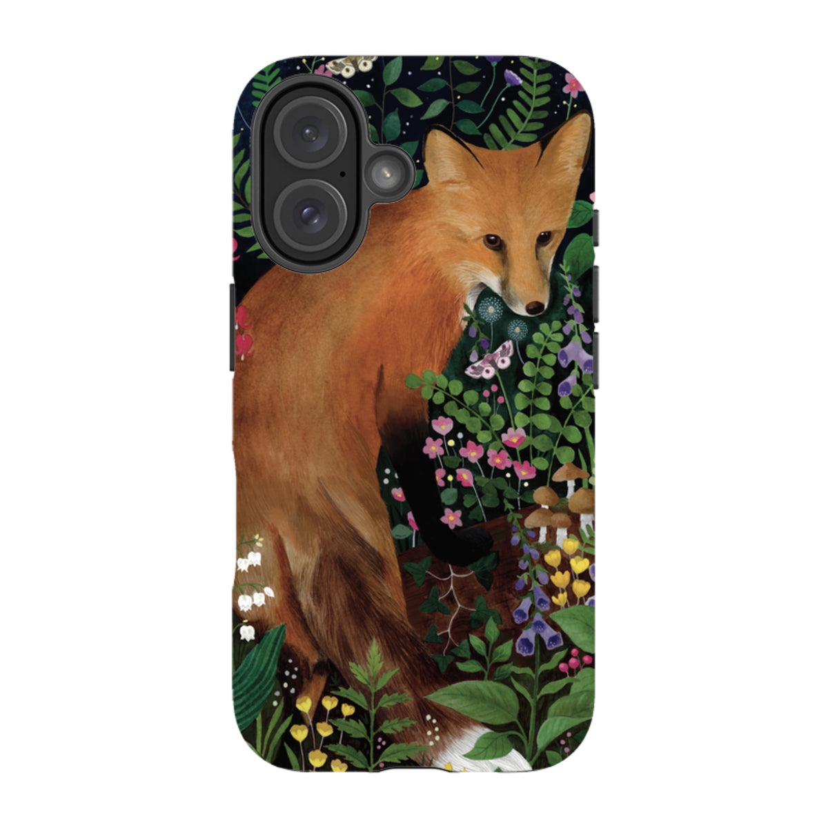 iPhone Tough Case - Fox At Night By Bex Parkin
