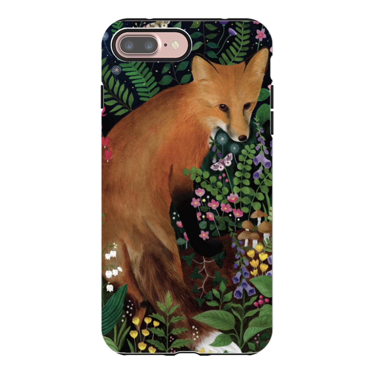iPhone Tough Case - Fox At Night By Bex Parkin