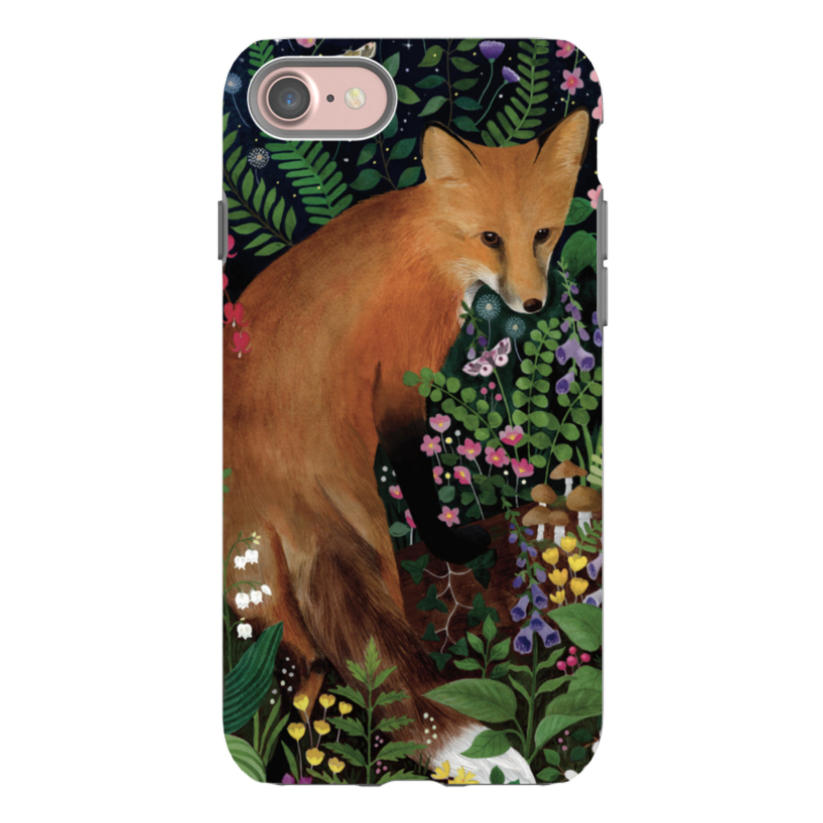 iPhone Tough Case - Fox At Night By Bex Parkin