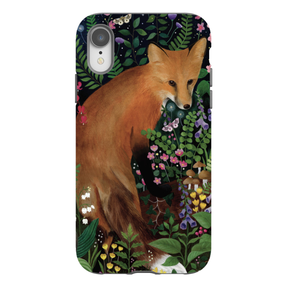 iPhone Tough Case - Fox At Night By Bex Parkin