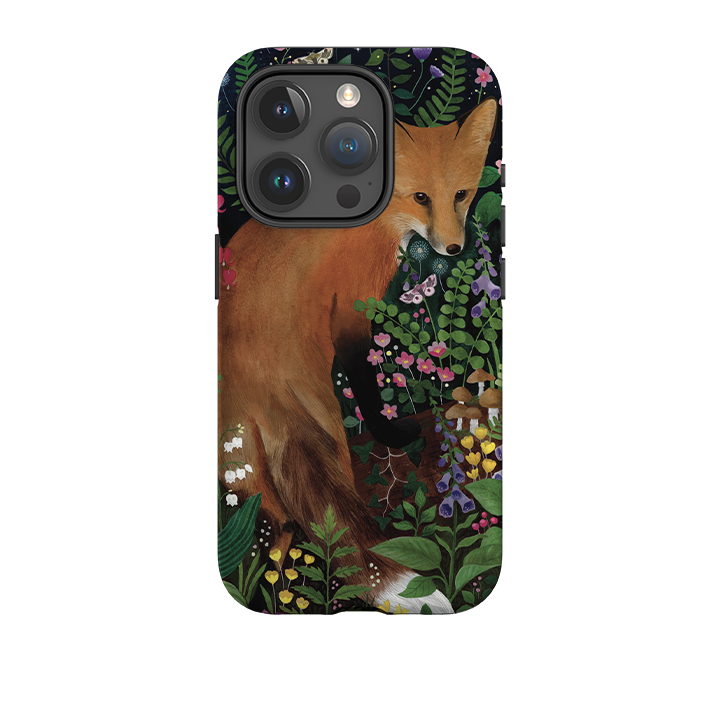 iPhone Tough Case - Fox At Night By Bex Parkin