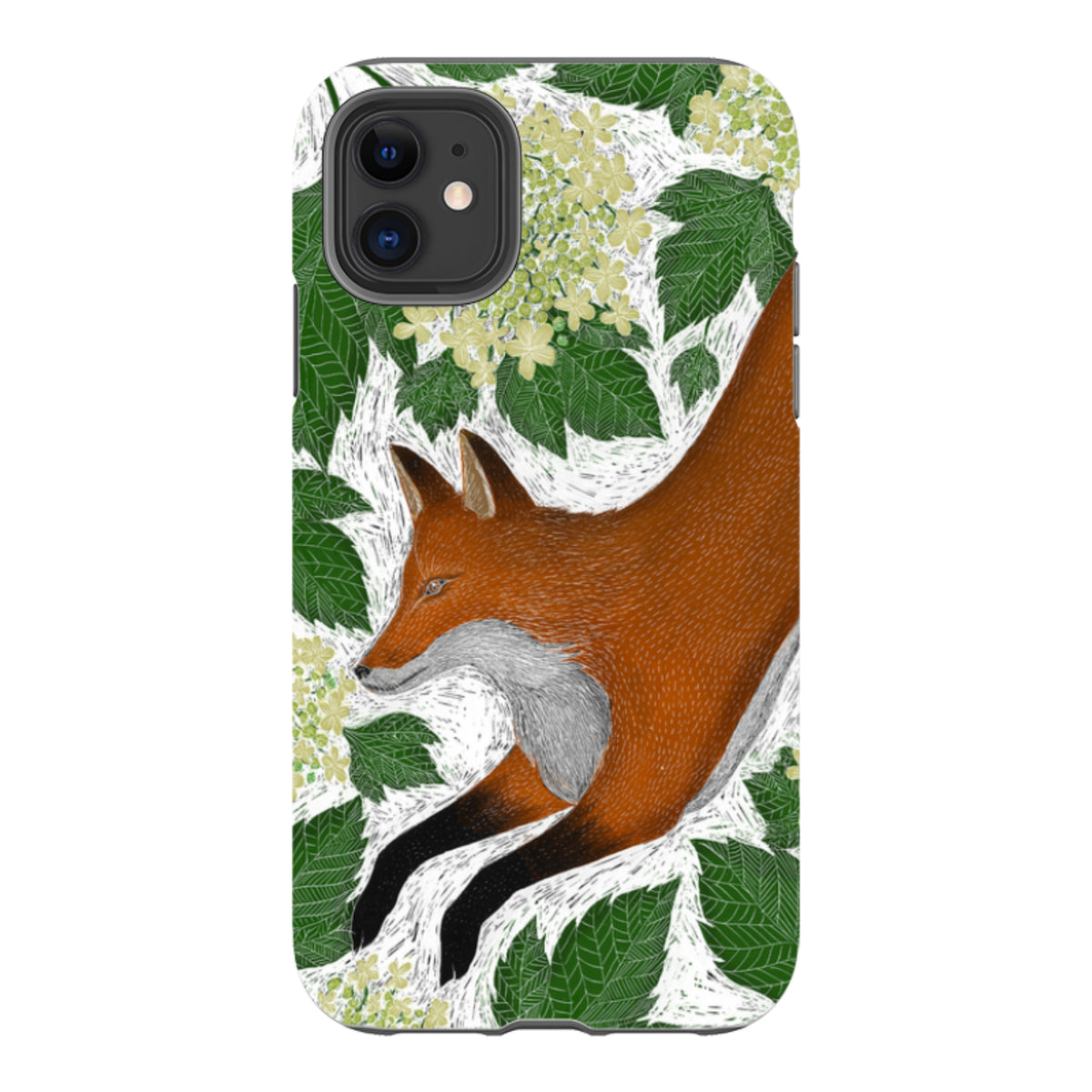 iPhone Tough Case - Fox By Catherine Rowe
