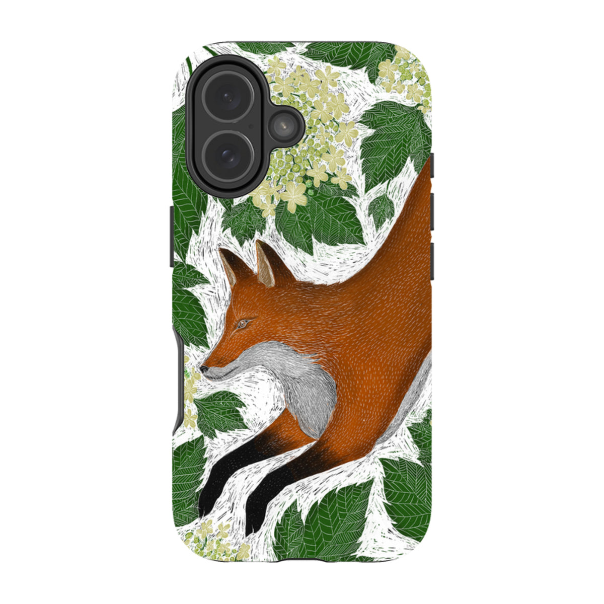 iPhone Tough Case - Fox By Catherine Rowe