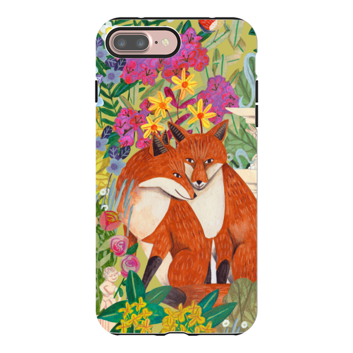 iPhone Tough Case – Füchse von Caroline Bonne Muller