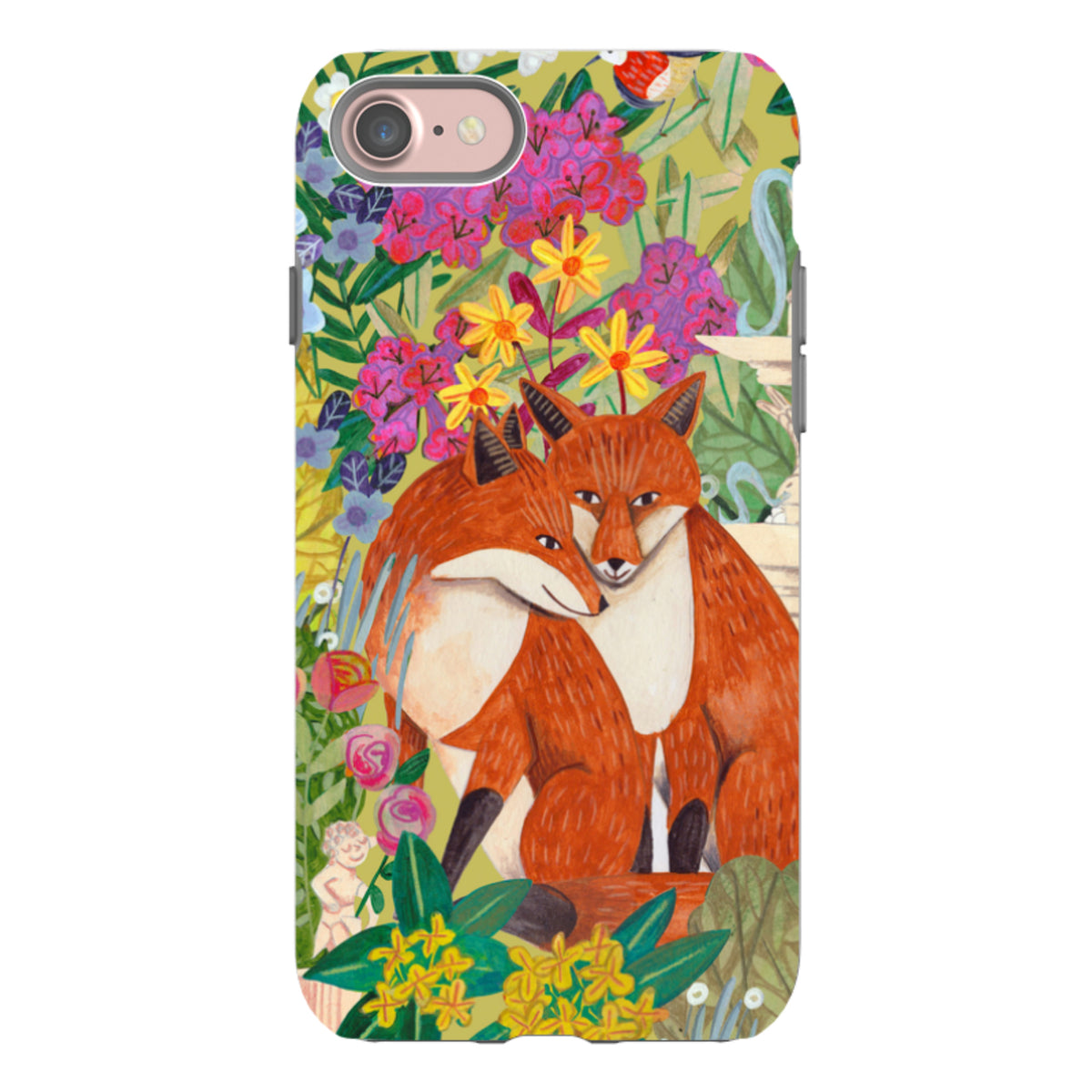 iPhone Tough Case – Füchse von Caroline Bonne Muller