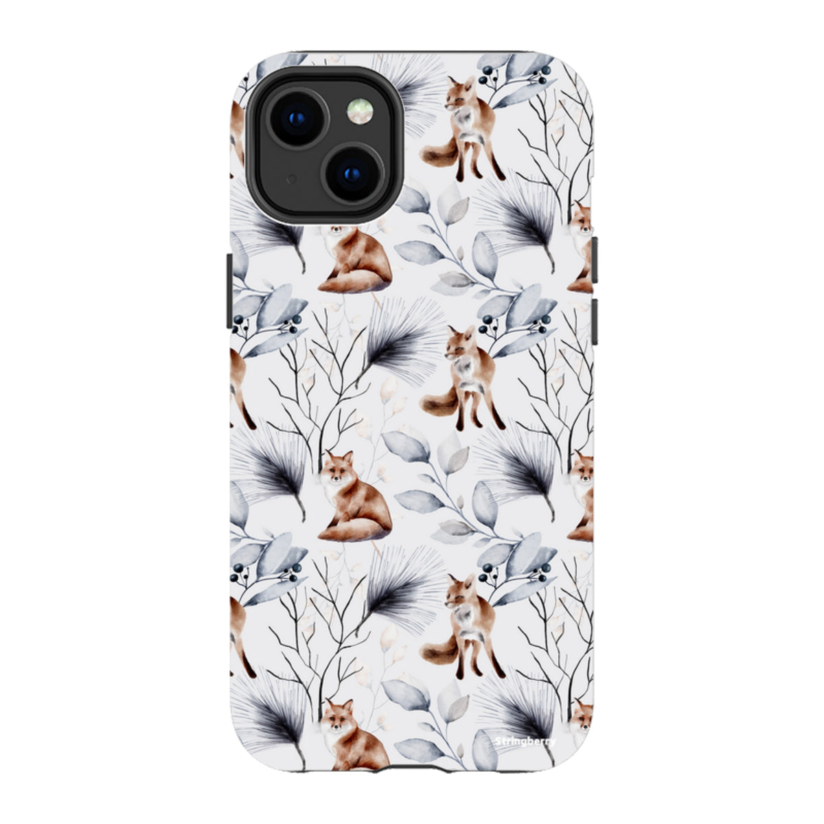 iPhone Tough Case - Foxy Xmas II