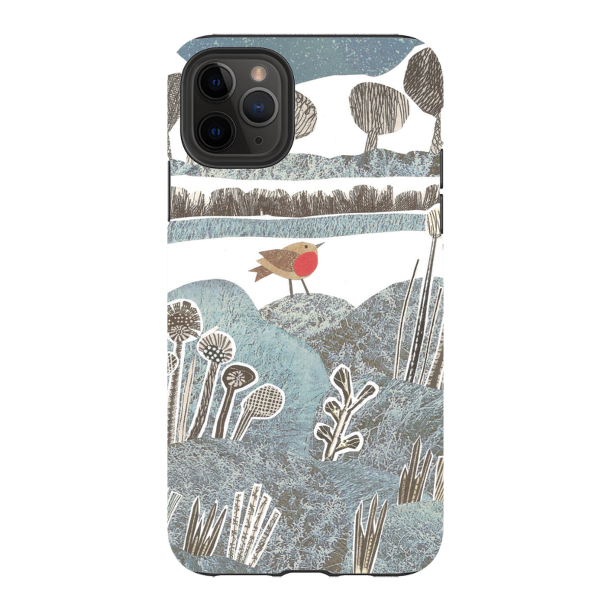 iPhone Tough Case - Frost Robin By Jane Robbins