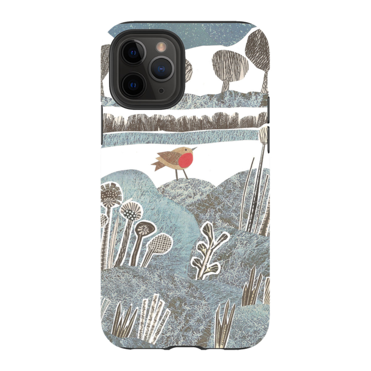 iPhone Tough Case - Frost Robin By Jane Robbins