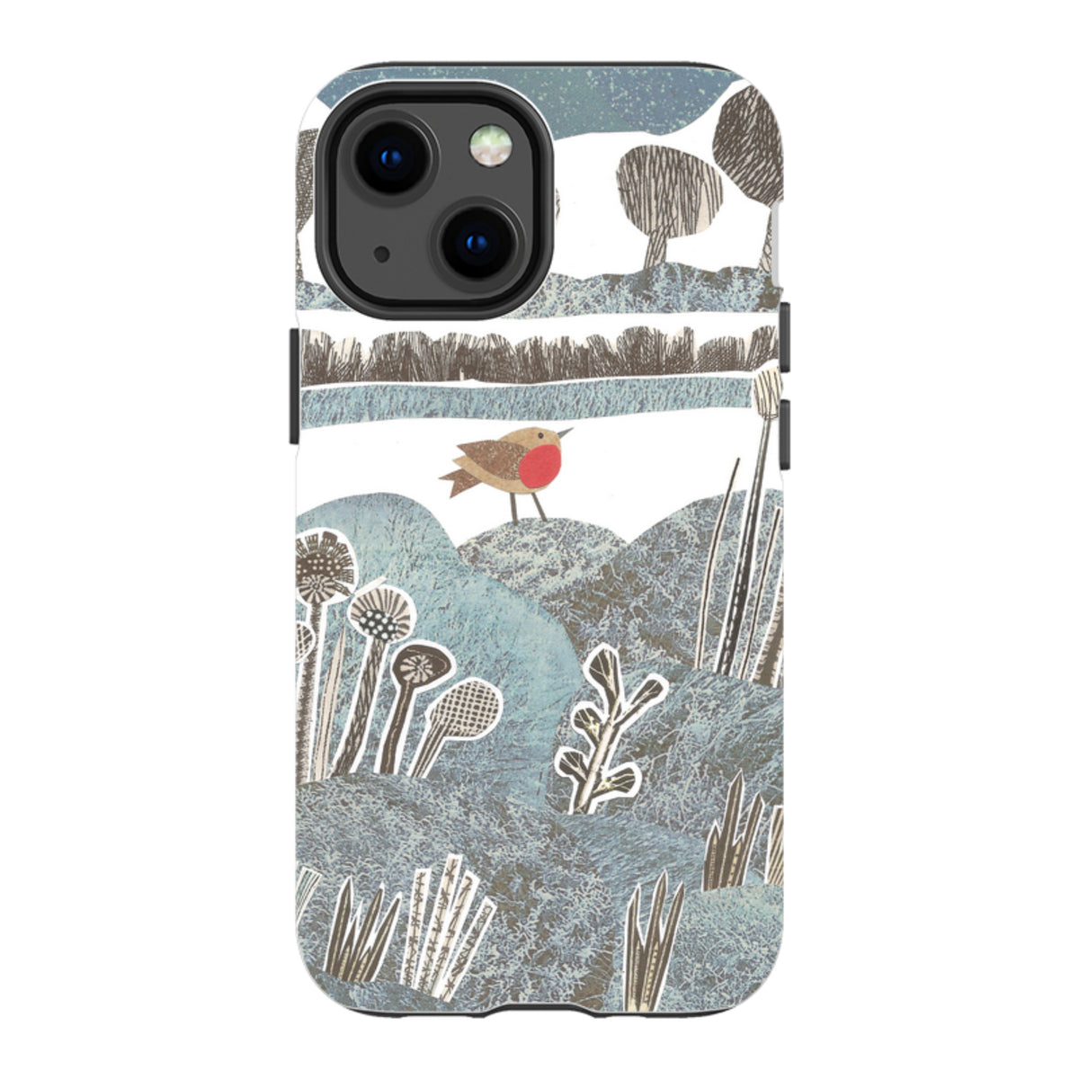 iPhone Tough Case - Frost Robin By Jane Robbins