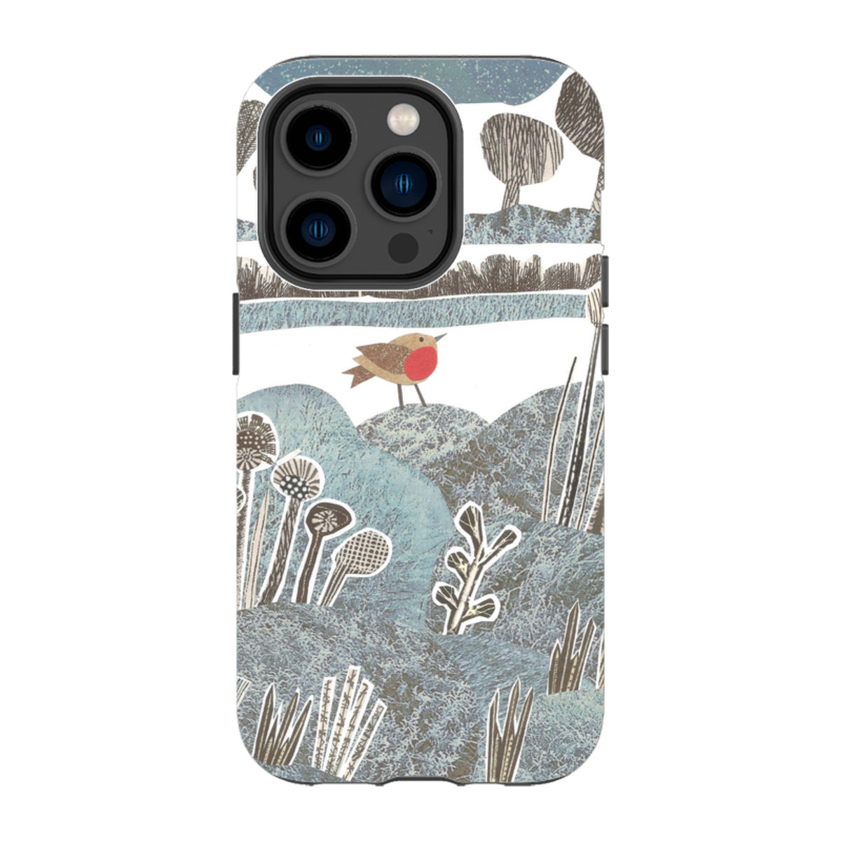 iPhone Tough Case - Frost Robin By Jane Robbins