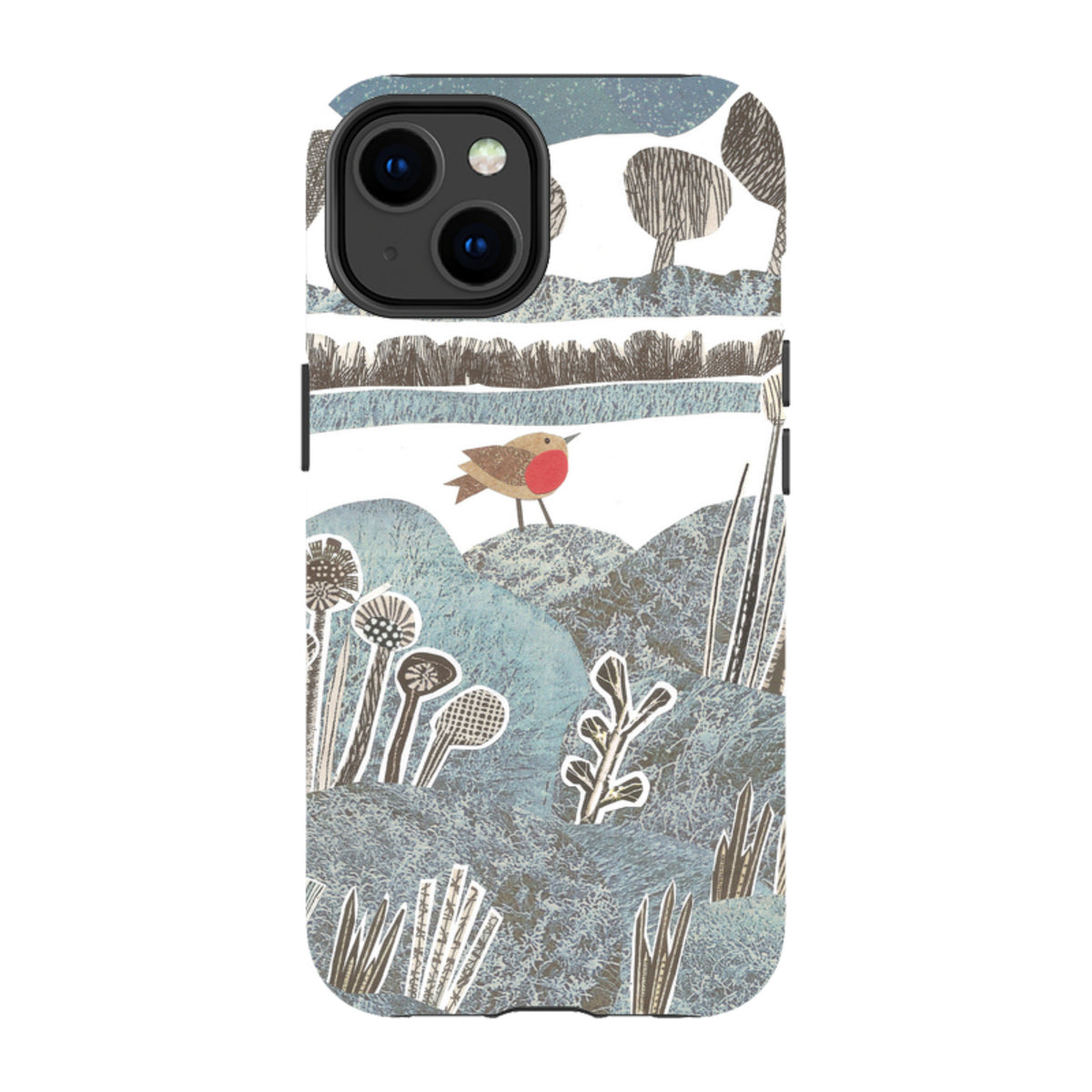 iPhone Tough Case - Frost Robin By Jane Robbins