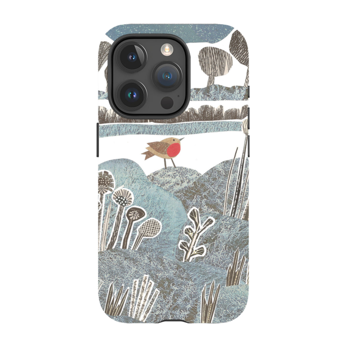 iPhone Tough Case - Frost Robin By Jane Robbins