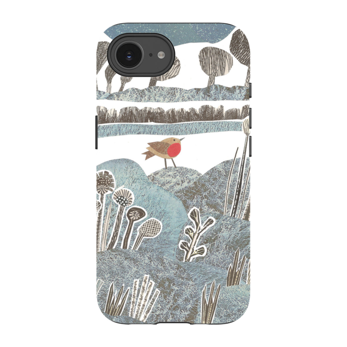 iPhone Tough Case - Frost Robin By Jane Robbins