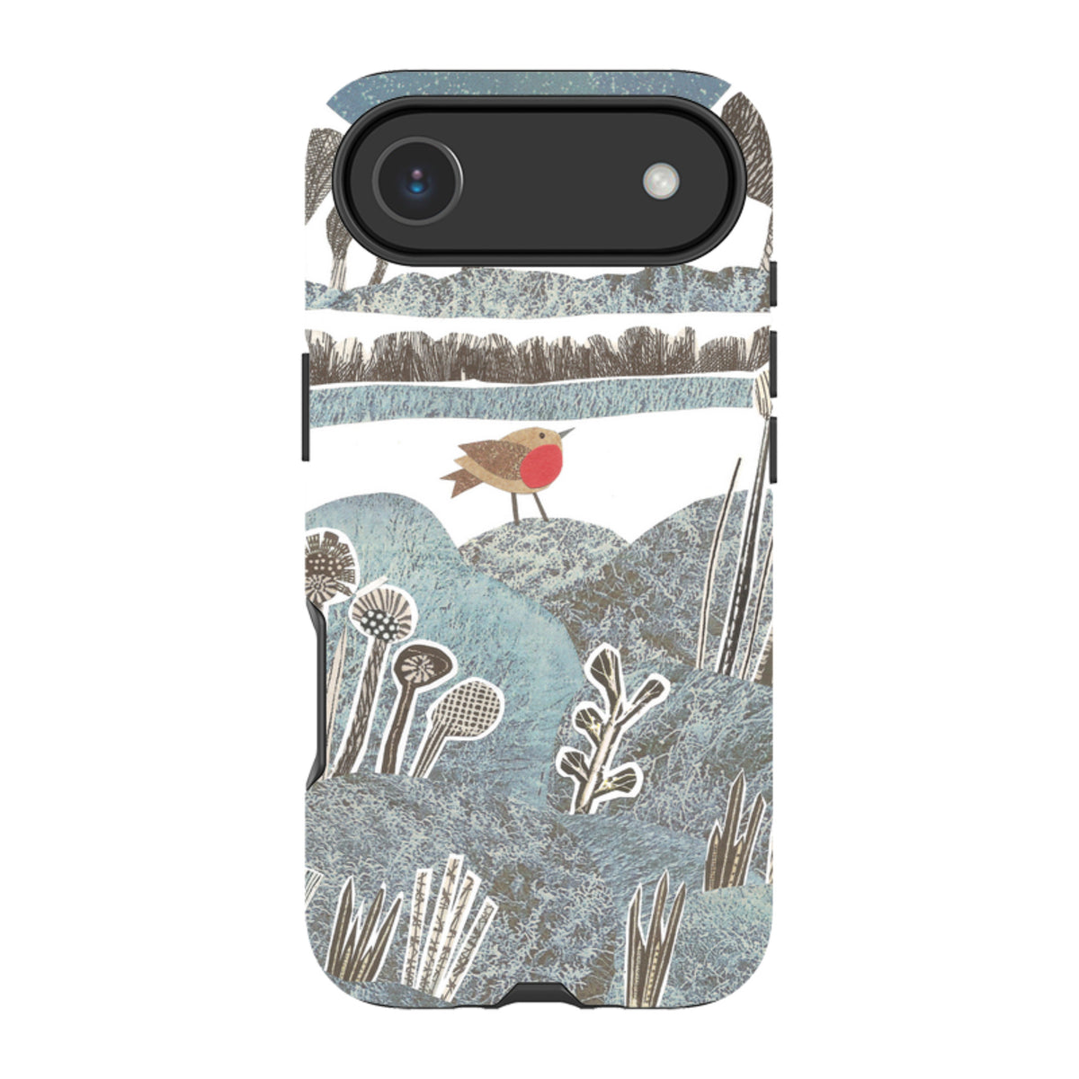 iPhone Tough Case - Frost Robin By Jane Robbins