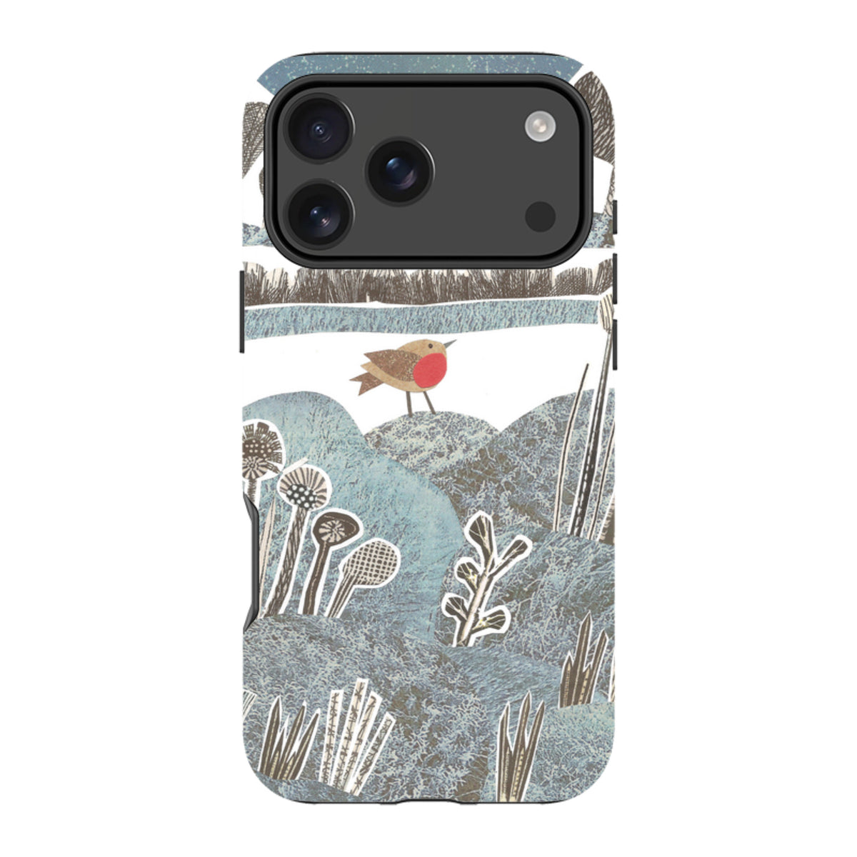 iPhone Tough Case - Frost Robin By Jane Robbins
