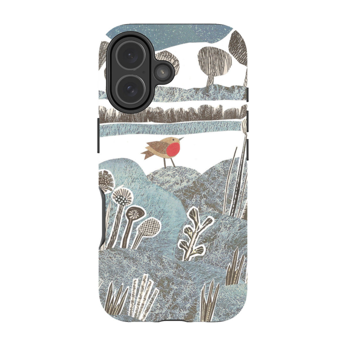 iPhone Tough Case - Frost Robin By Jane Robbins