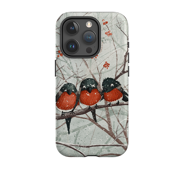 iPhone Hardcase - Frosted Branches von Maja Lindberg