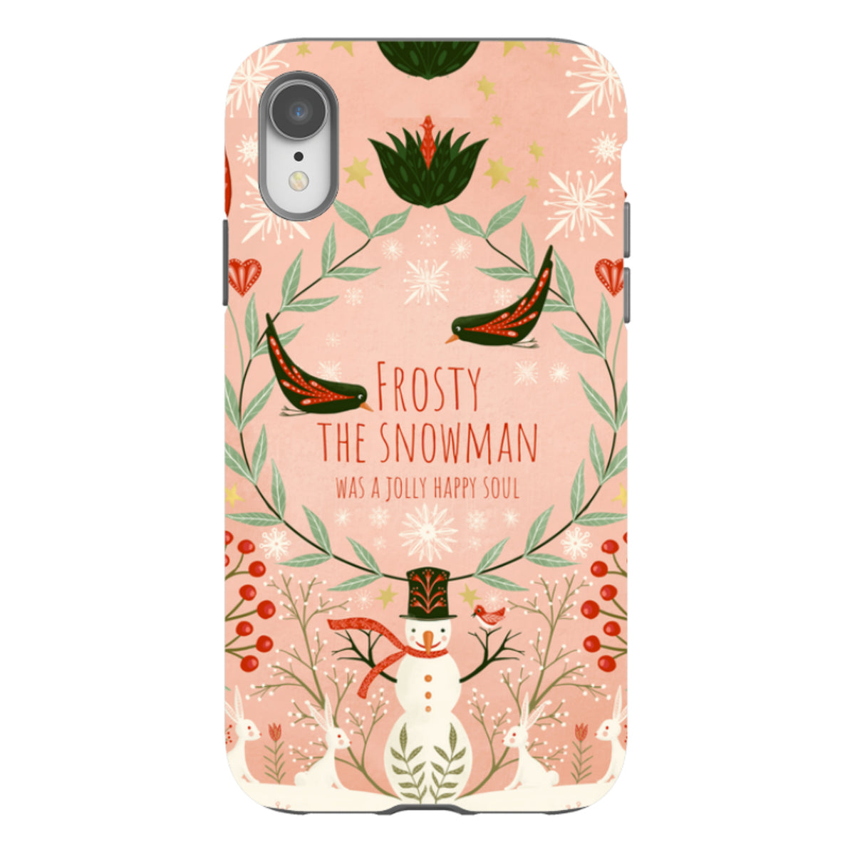 iPhone Tough Case -Frosty The Snow Man By Maja Lindberg