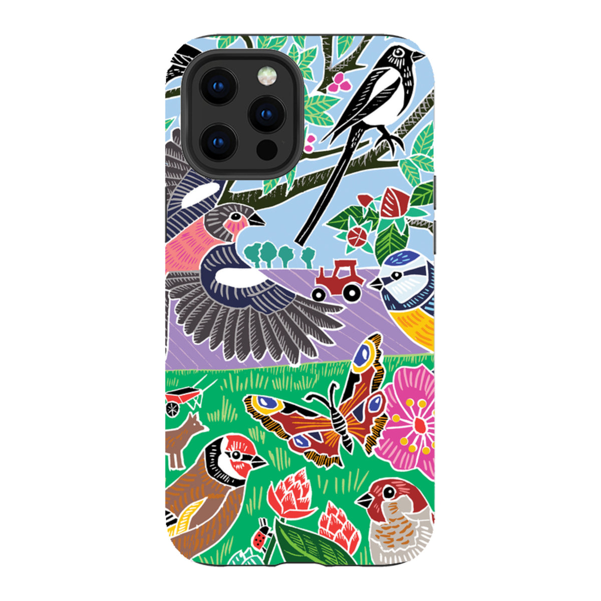 iPhone Tough Case - Garden Bird Jigsaw B By Kate Heiss
