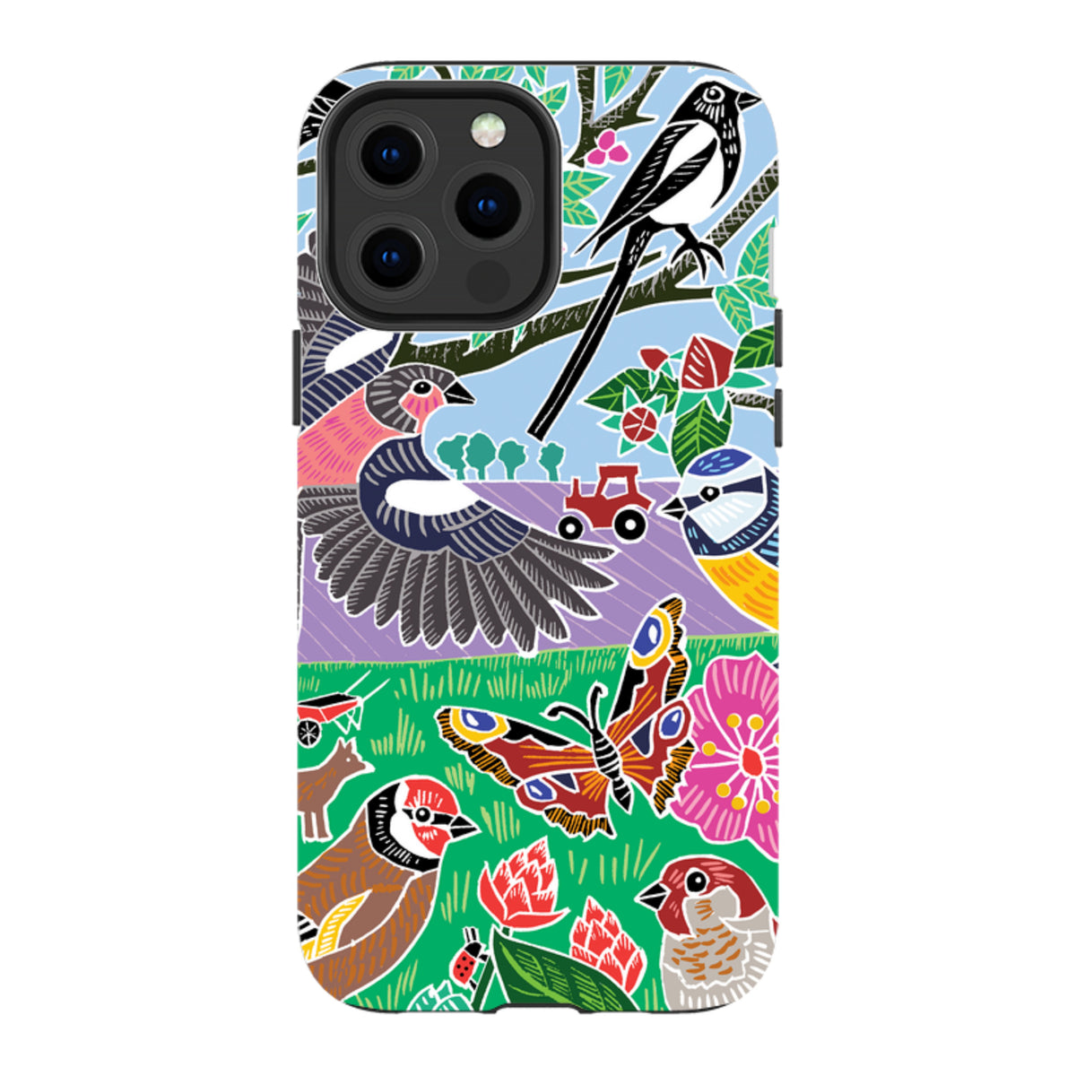 iPhone Tough Case - Garden Bird Jigsaw B By Kate Heiss