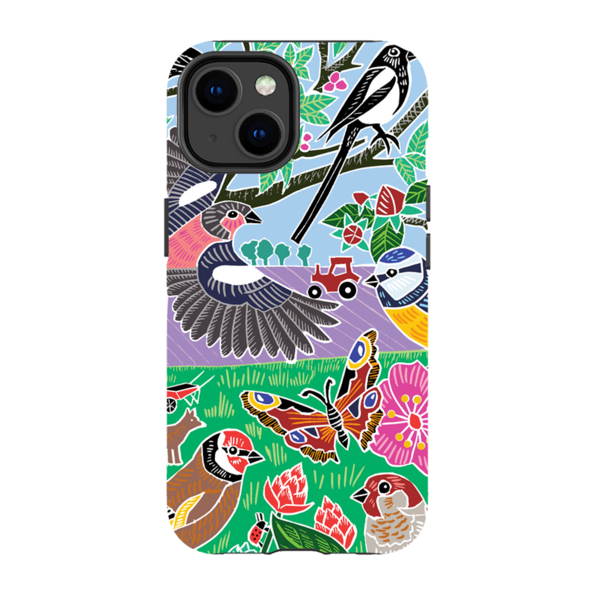 iPhone Tough Case - Garden Bird Jigsaw B By Kate Heiss