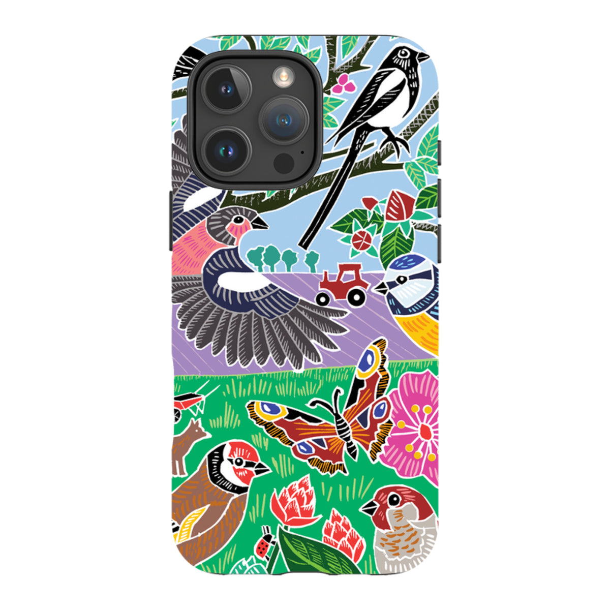 iPhone Tough Case - Garden Bird Jigsaw B By Kate Heiss
