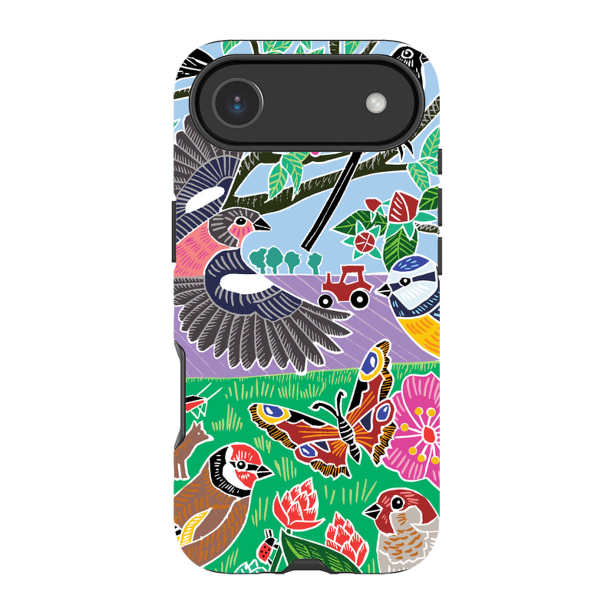 iPhone Tough Case - Garden Bird Jigsaw B By Kate Heiss