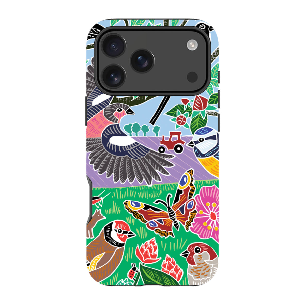 iPhone Tough Case - Garden Bird Jigsaw B By Kate Heiss
