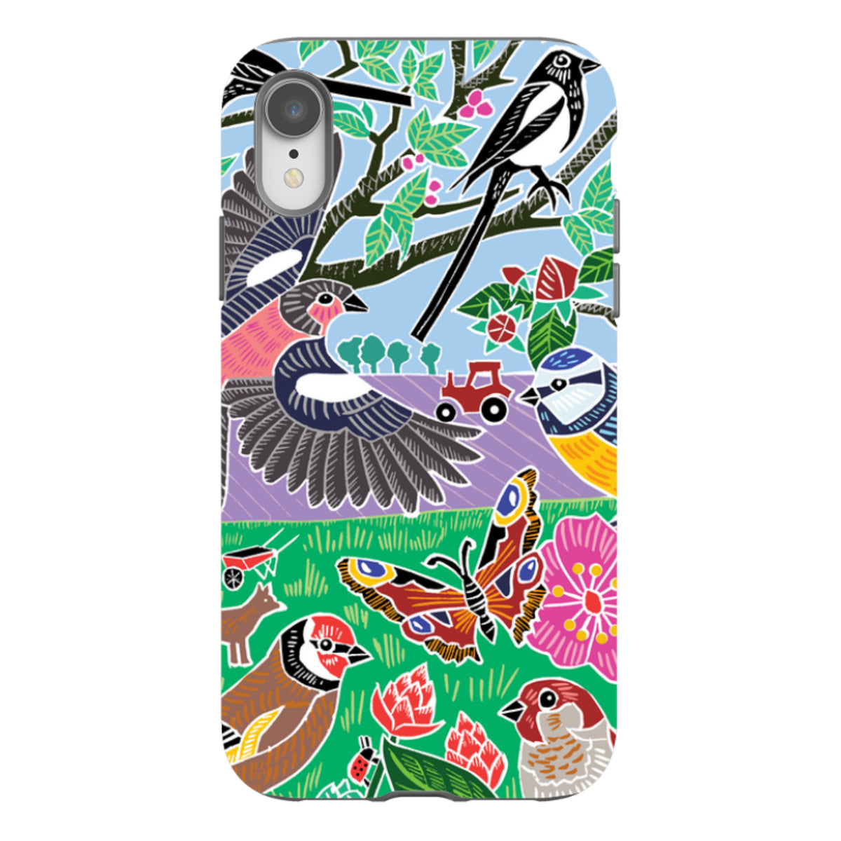 iPhone Tough Case - Garden Bird Jigsaw B By Kate Heiss