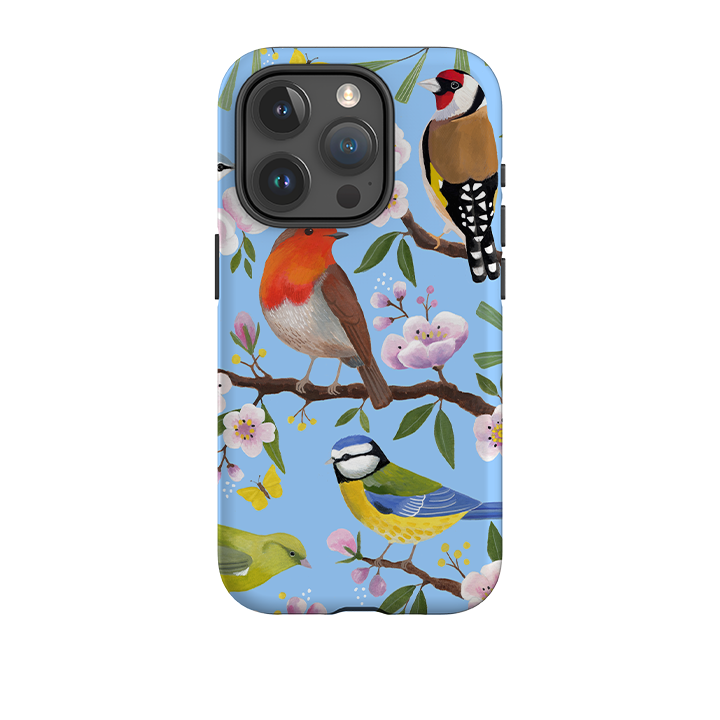 iPhone Tough Case - Garden Birds By Bex Parkin