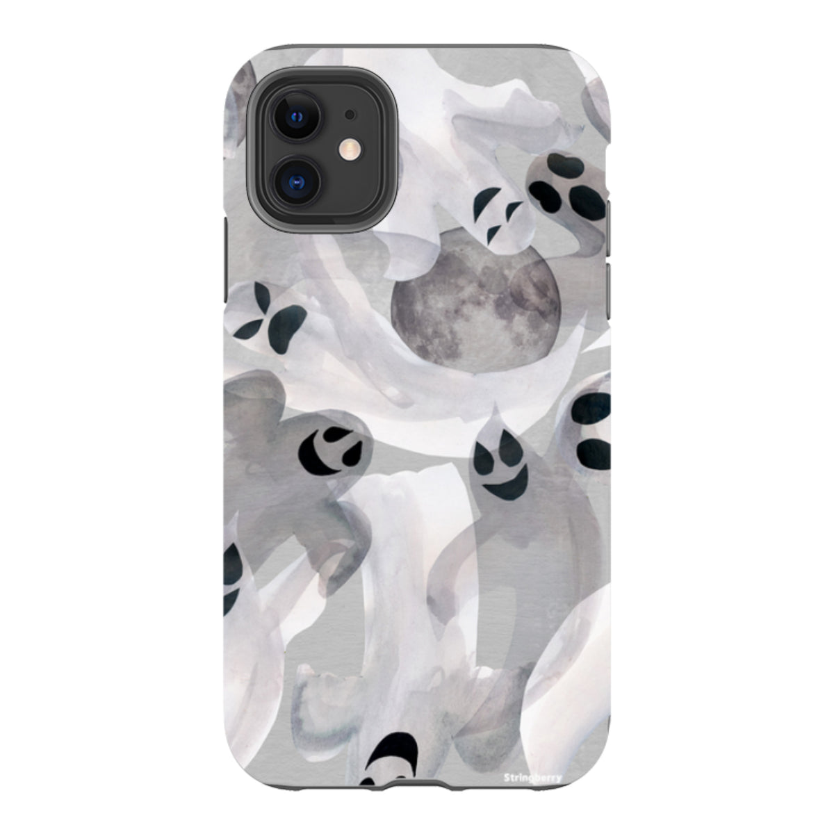iPhone Tough Case - Ghosts and Moons By Tracey English