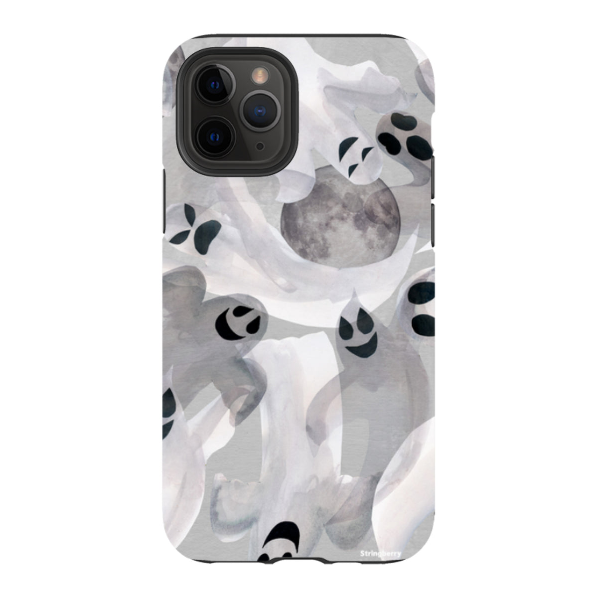 iPhone Tough Case - Ghosts and Moons By Tracey English