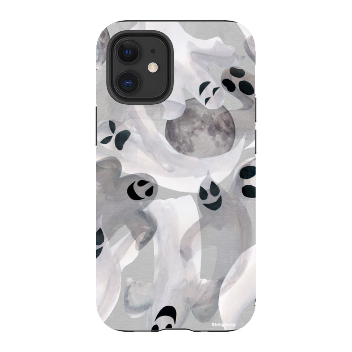 iPhone Tough Case - Ghosts and Moons By Tracey English