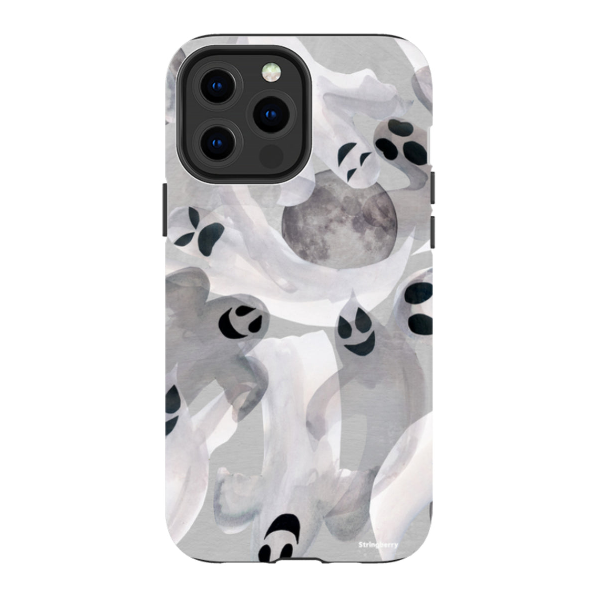 iPhone Tough Case - Ghosts and Moons By Tracey English