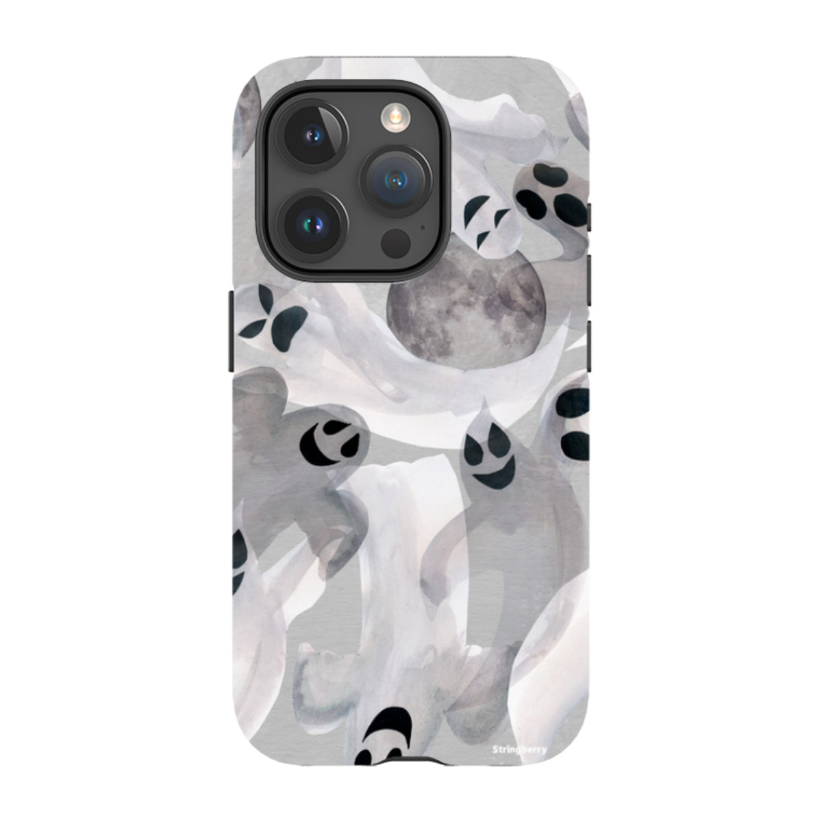 iPhone Tough Case - Ghosts and Moons By Tracey English